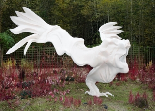 Marguerite Humeau, Sphinx Otto Protecting Earth from Humankind, 2017.