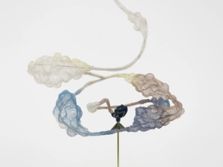 Marguerite Humeau, extraction pipes, 2024.
