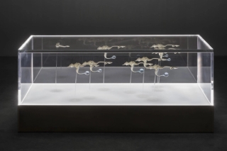 Marguerite Humeau, The Dead, The Dancers, and The Air, A shoal of fish performing a breathing ritual in an attempt to bring their dead back to life, 2022.