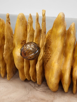 Marguerite Humeau, The Honey Holder, 2023.
