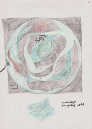 Preparatory sketch for Orisons