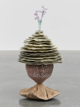 Marguerite Humeau, The Guardian of Termitomyces ('A'), 2023.