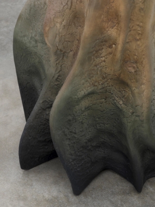 Stillenary (Guardian of the Emergence): the paradox of creating movement through perfect stillness. Monuments built by barely moving water, emphasising the power of the seemingly powerless, how the gentle forces, given time, carve chambers from solid rock., 2025 (detail)