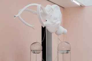 Marguerite Humeau, Enid, A female engineered to cry out of sadness, 2016. Nottingham Contemporary