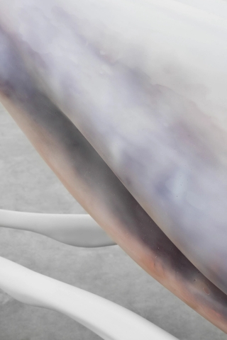 Marguerite Humeau, The Dead, A drifting, dying marine mammal, 2019.