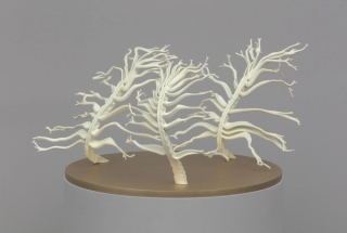 Marguerite Humeau, Dilata (I), The frustration to be stuck into one body, Dilata grows all the lives that you could have had. Inspired by the plant Mimosa Hostilis that triggers hallucinations and schizophrenia., 2022.