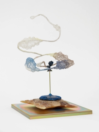 Marguerite Humeau, extraction pipes, 2024.