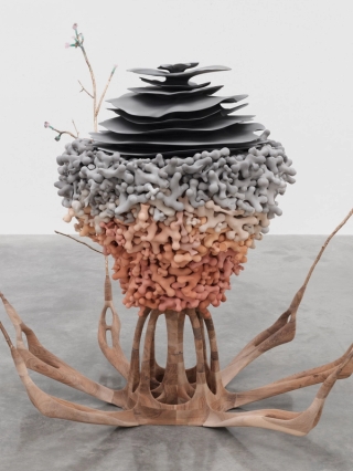 Marguerite Humeau, The Guardian of the Fungus Garden, 2023.