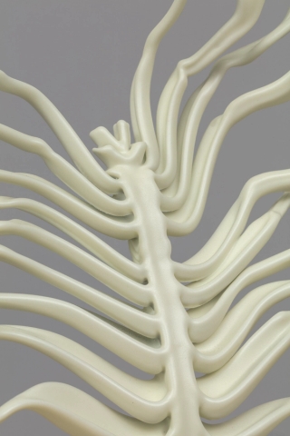 Marguerite Humeau, Dilata (II) The frustration to be stuck into one body, Dilata grows all the lives that you could have had. Inspired by the plant Mimosa Hostilis that triggers hallucinations and schizophrenia., 2022.