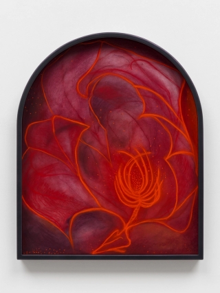 Marguerite Humeau, Sacrilysis: the sanctity of decomposition, when breaking down becomes a form of becoming, and decay opens into meaning. A reverence possible only in darkness, where bodies transform unobserved and rise into something more than remains., 2025.