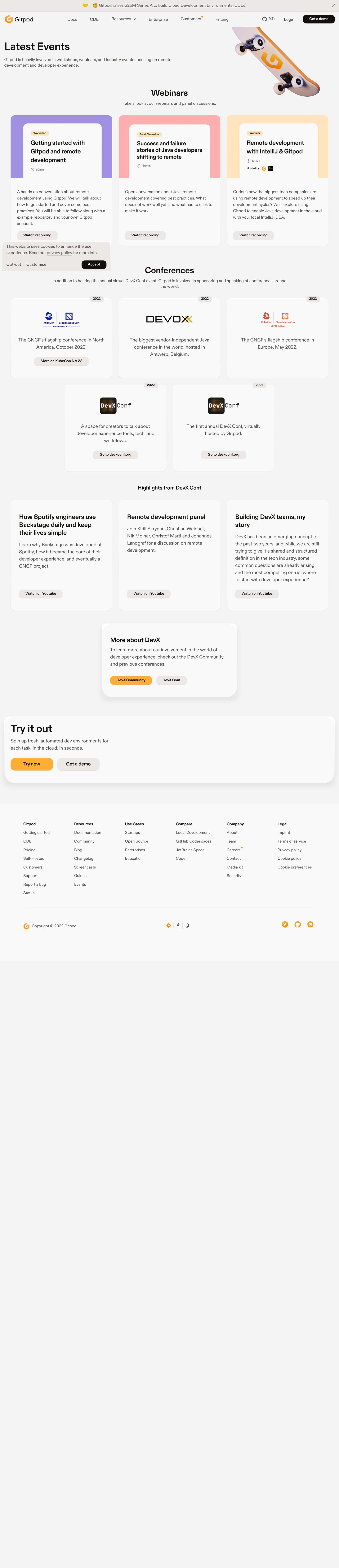 Gitpod - Web Design Inspiration — Web3Inspiration
