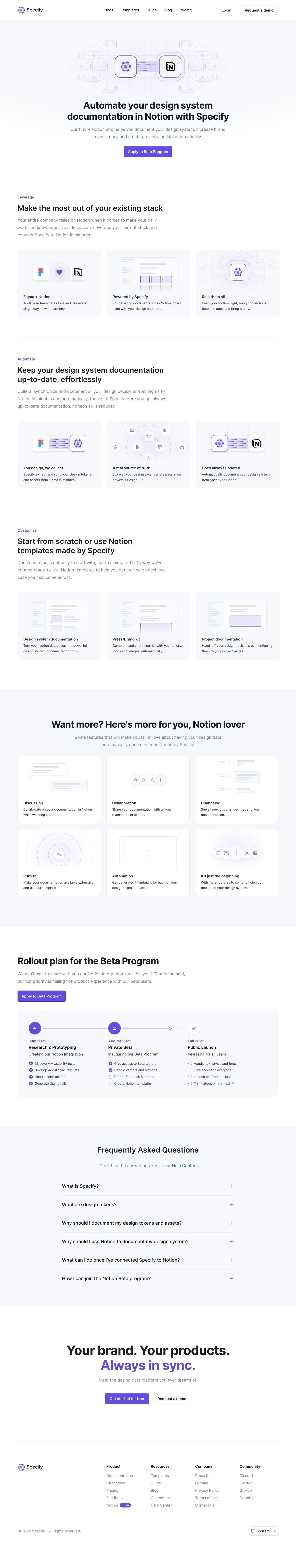 Notion Page