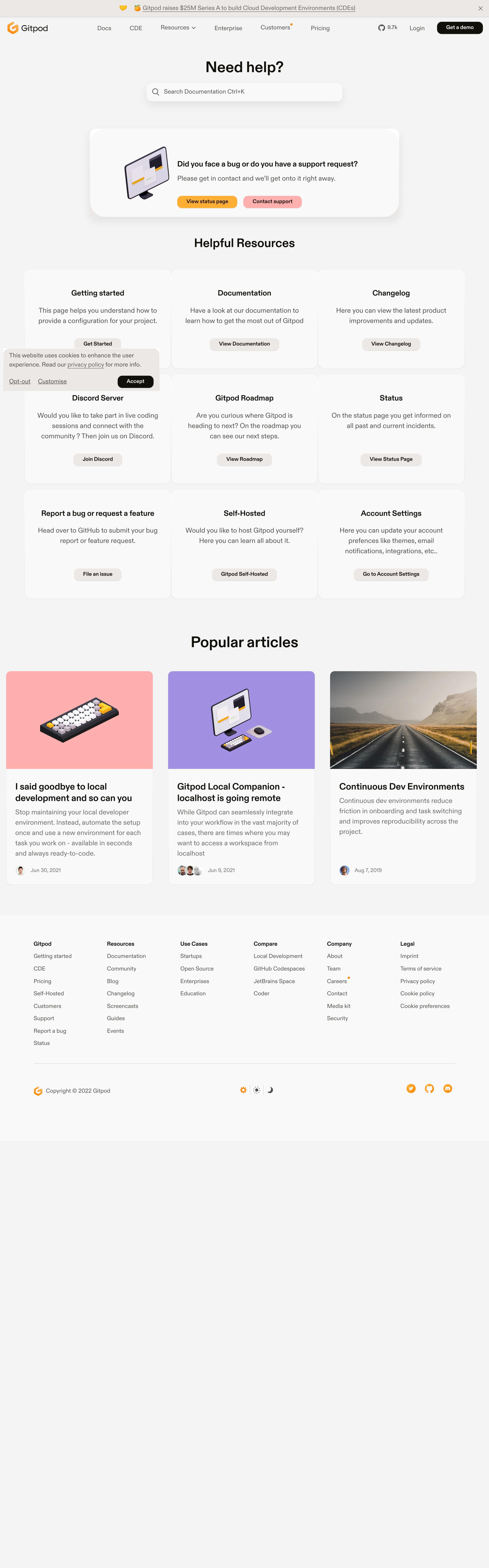 Gitpod - Web Design Inspiration — Web3Inspiration