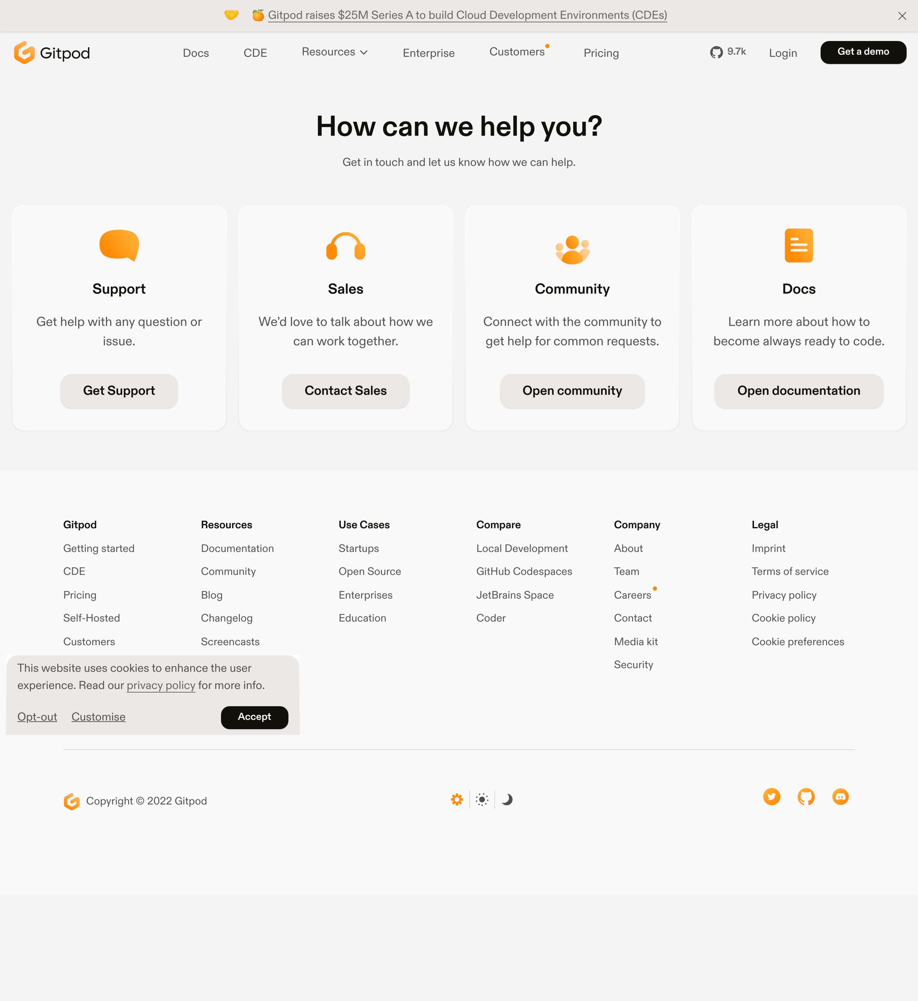 Gitpod - Web Design Inspiration — Web3Inspiration