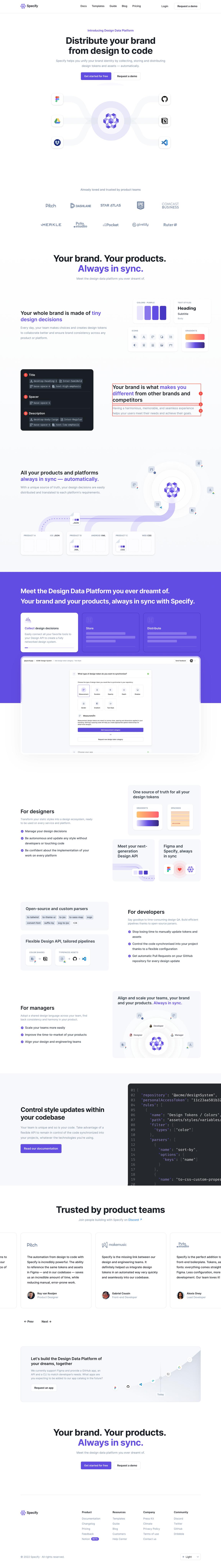 Specify App - Web Design Inspiration — Web3Inspiration