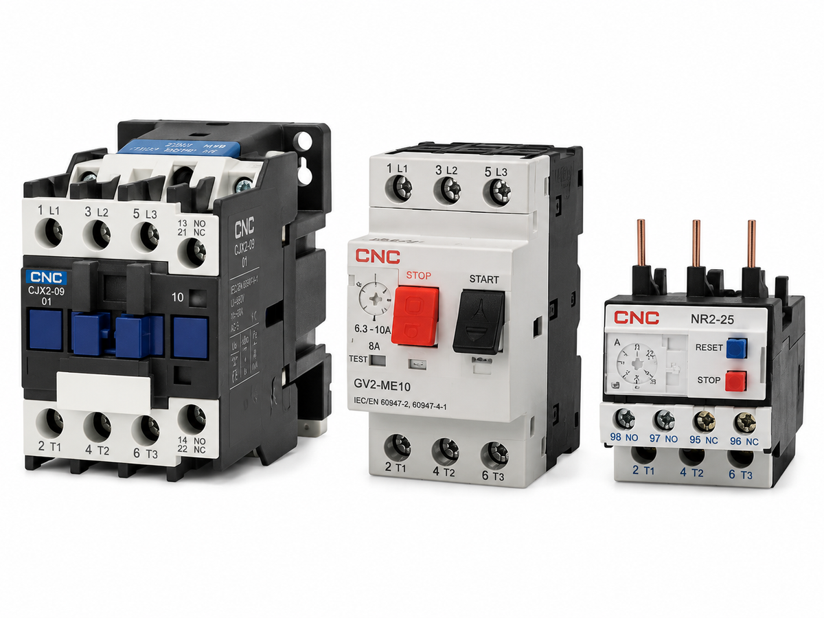 Contactors & Motor Protection Devices (MPCB & OLR)