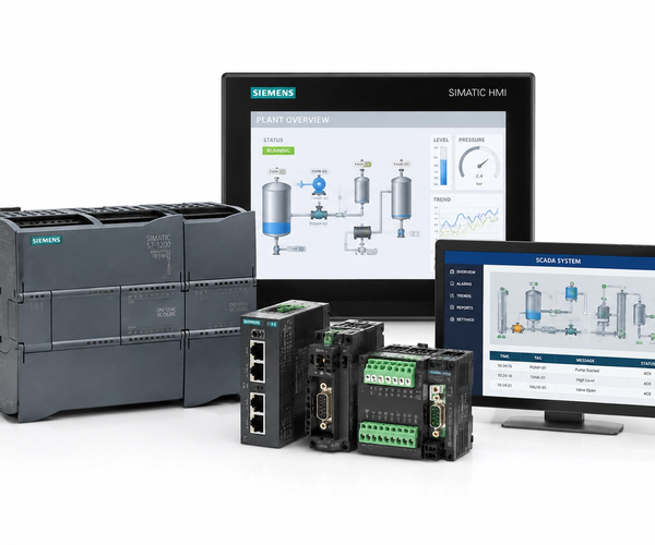 PLC, HMI & SCADA Automation Systems
