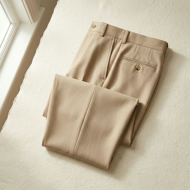  Pleated Wool Trouser