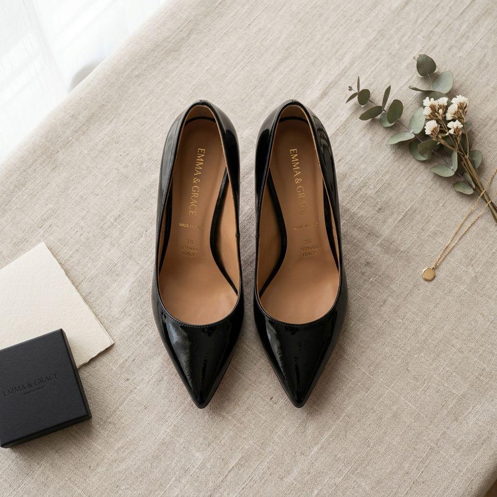 Black Stiletto Heels - Image 2
