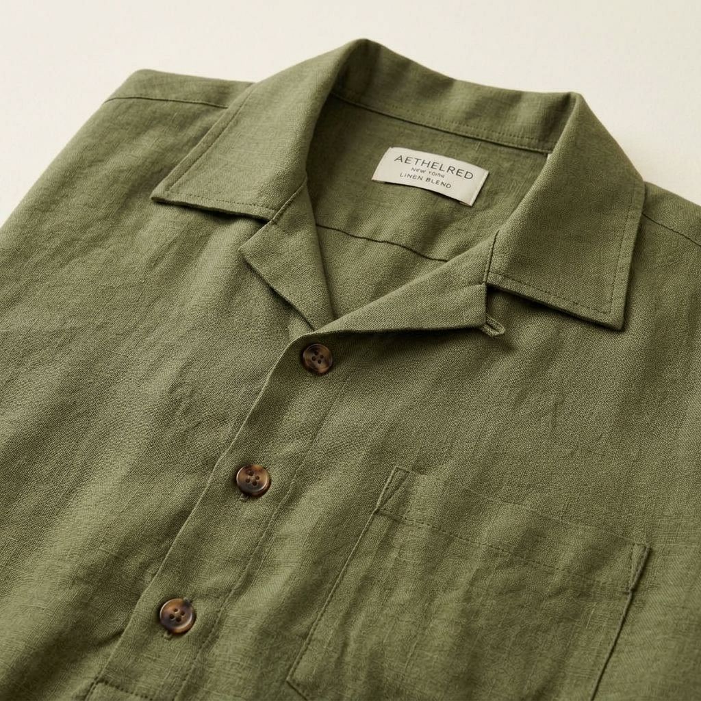 Yacht Pink Linen Shirt - Image 4