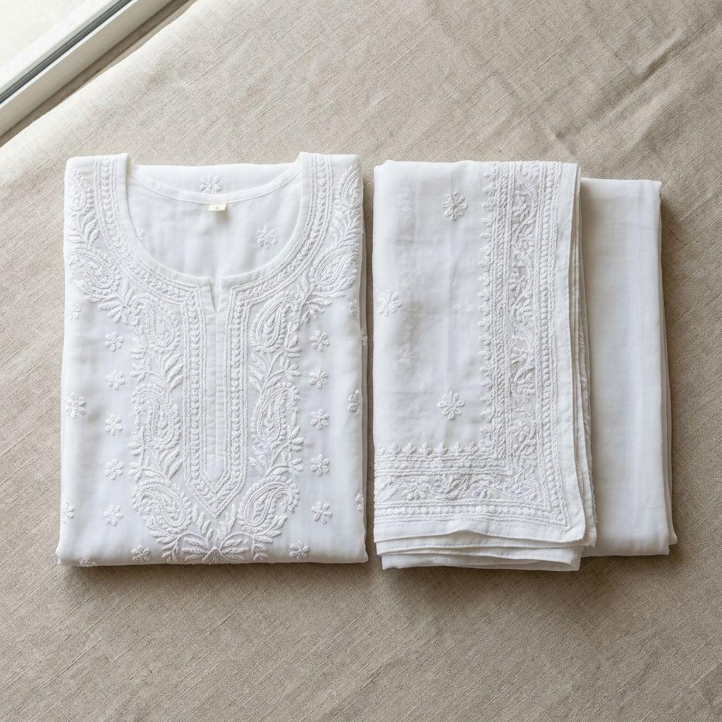 Classic Chikankari Suit - Image 2