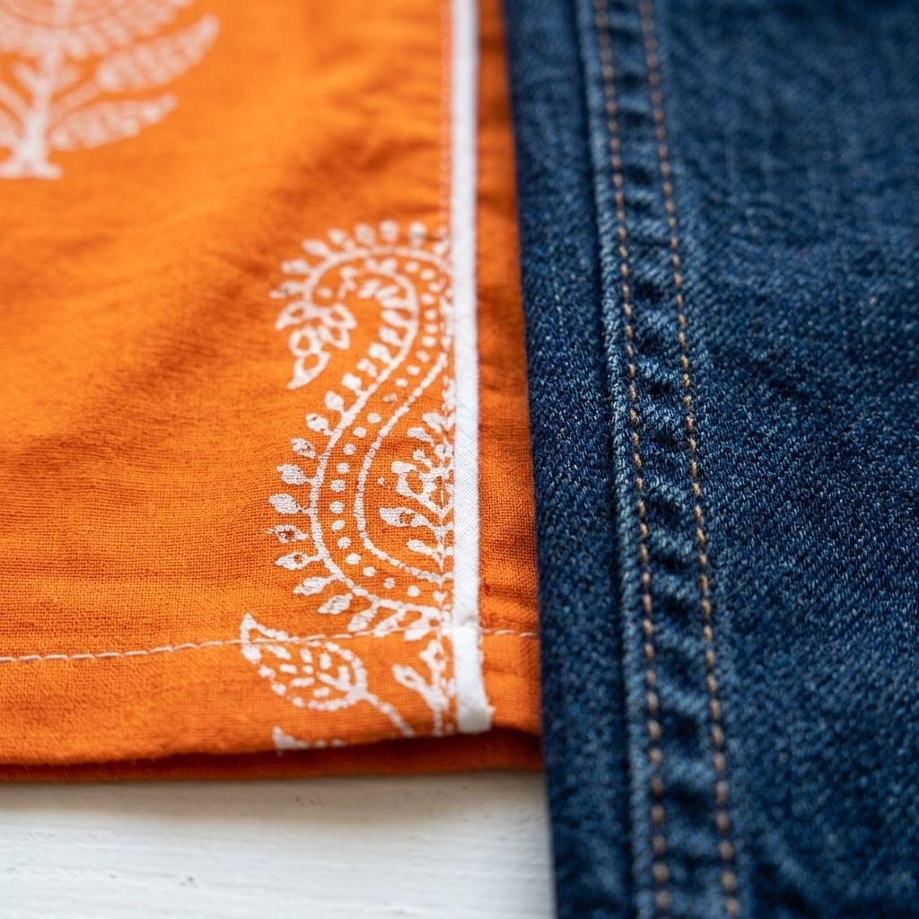 Orange Paisley Tunic - Image 4