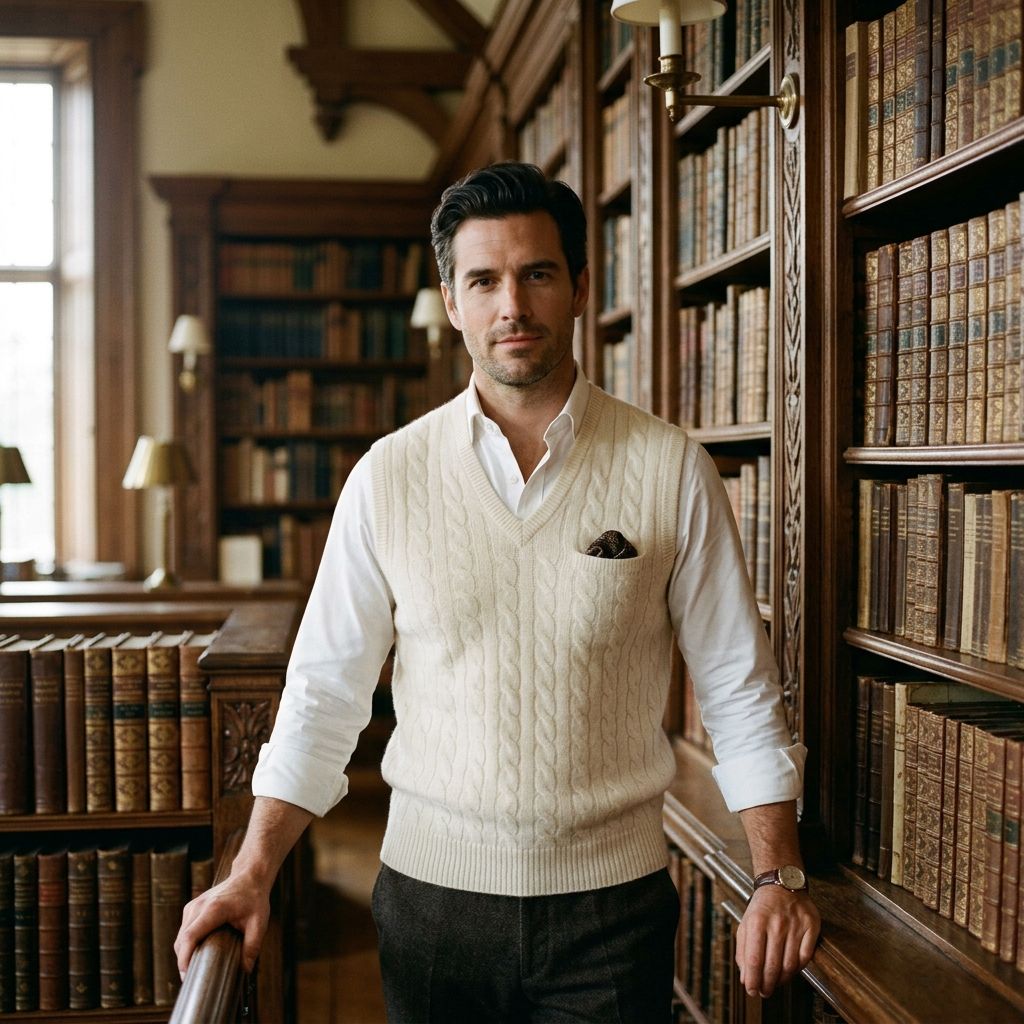 The Sterling Cashmere Vest
