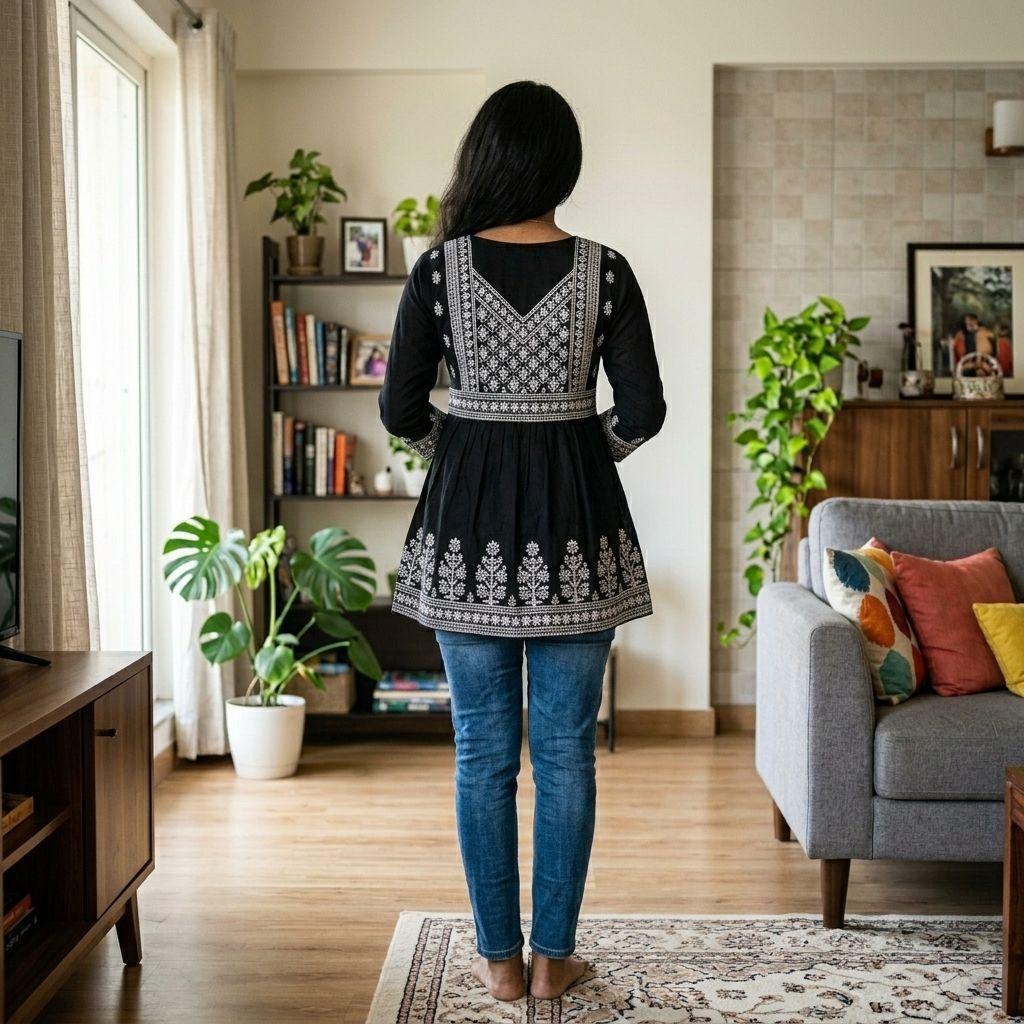 Embroidered Ethnic Tunic - Image 3