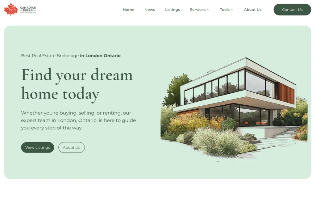 Canadian Dream Realty Website