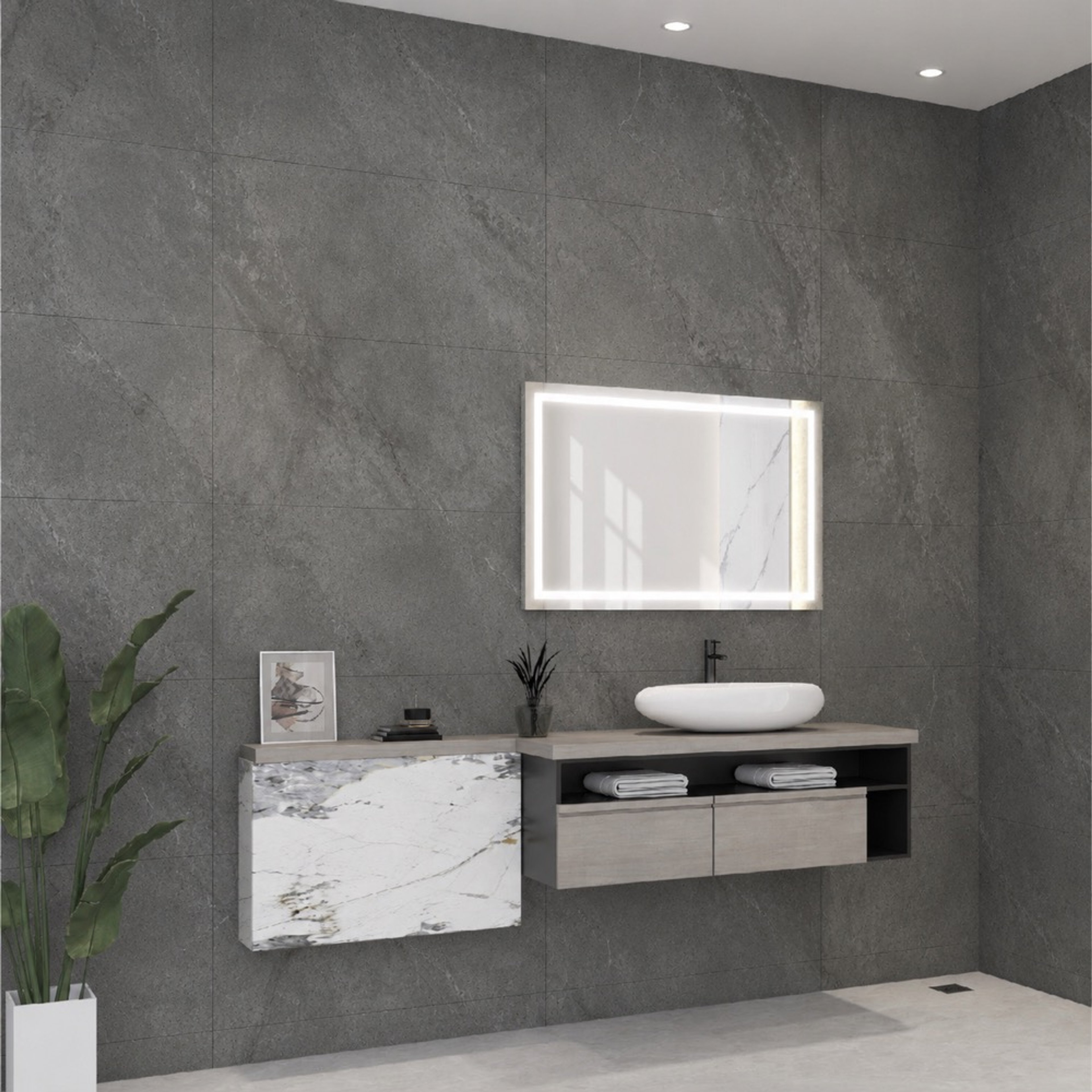 INTCO SJF4504 SPC Wall Tiles 450×900, SPC, 450X900mm (view 3)