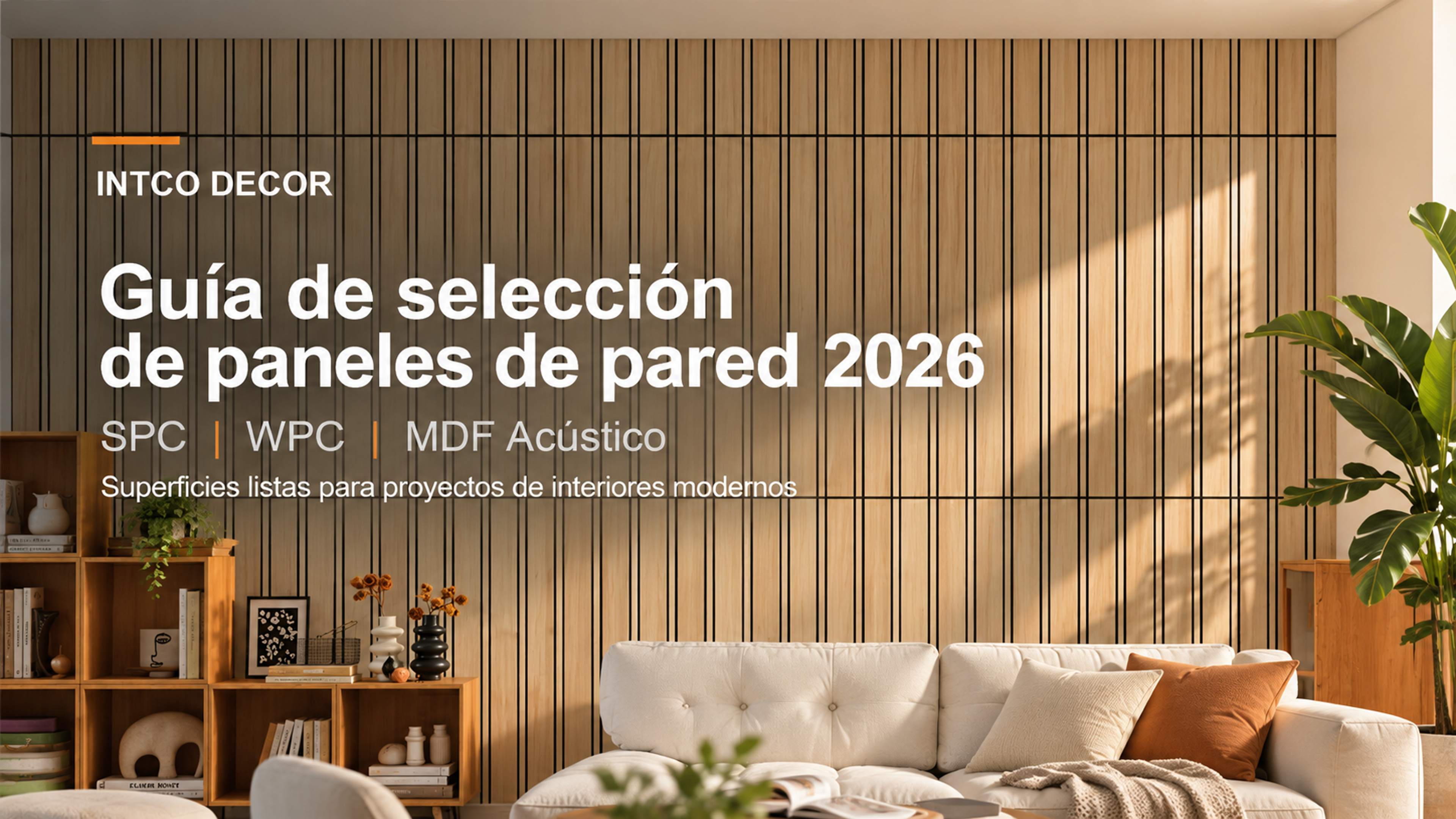 Paneles de pared para proyectos 2026: cómo elegir entre SPC, WPC y MDF acústico