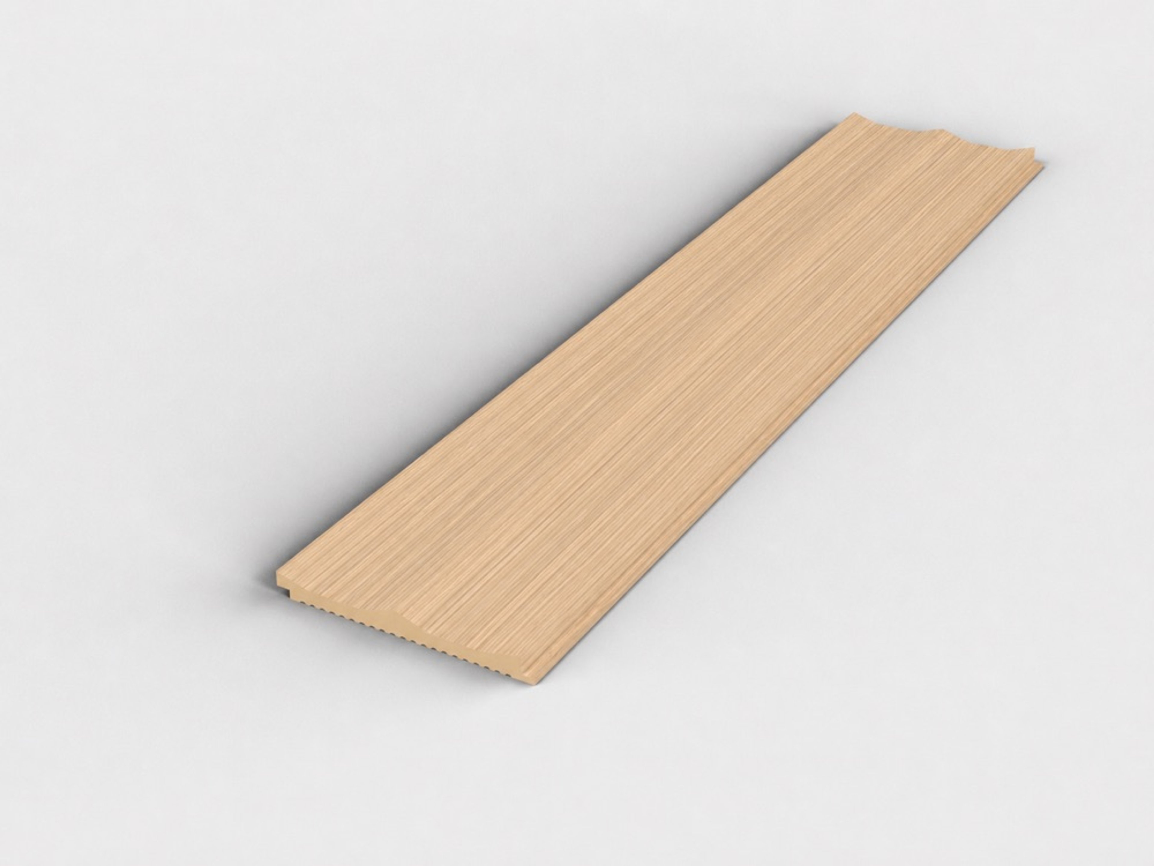 INTCO JM1660 MDF 3D Wall Panel, MDF&PET, 2400X125X12mm (view 2)