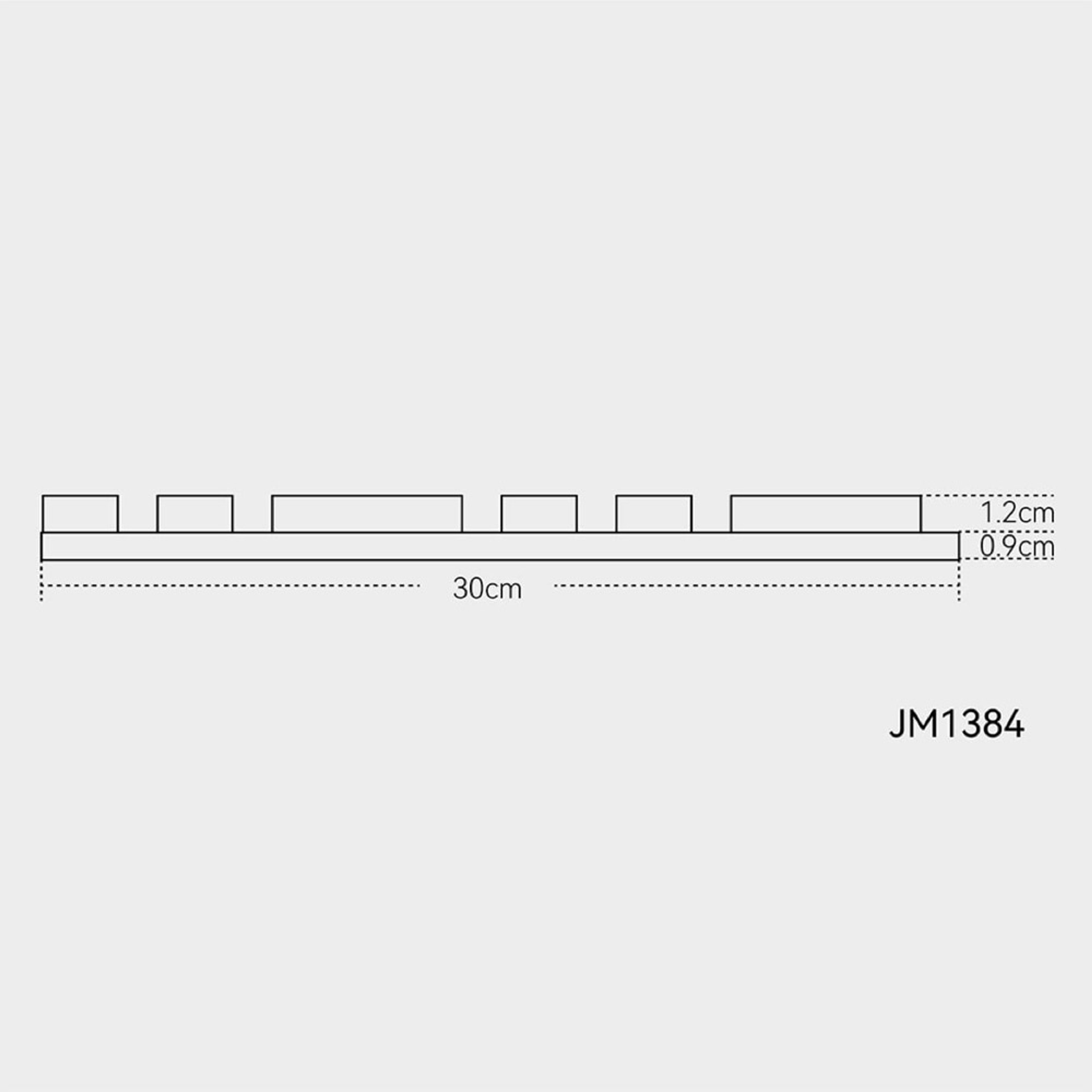INTCO JM1384 MDF Acoustic Panel, MDF&PET, 2400X600X21mm (view 4)