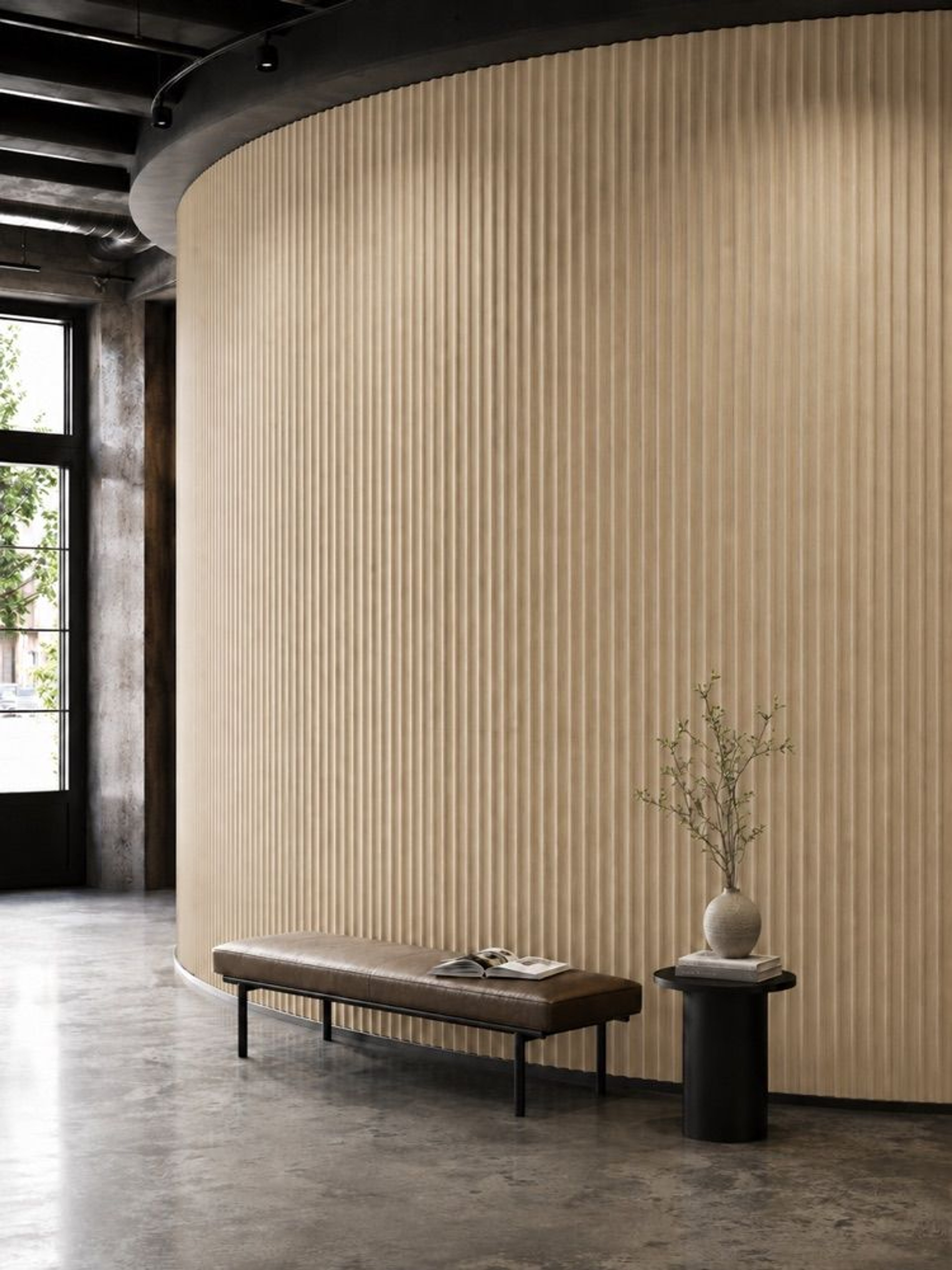 INTCO JM1804 MDF Flexible Panel, MDF&PET, 2400X600X21mm (view 3)