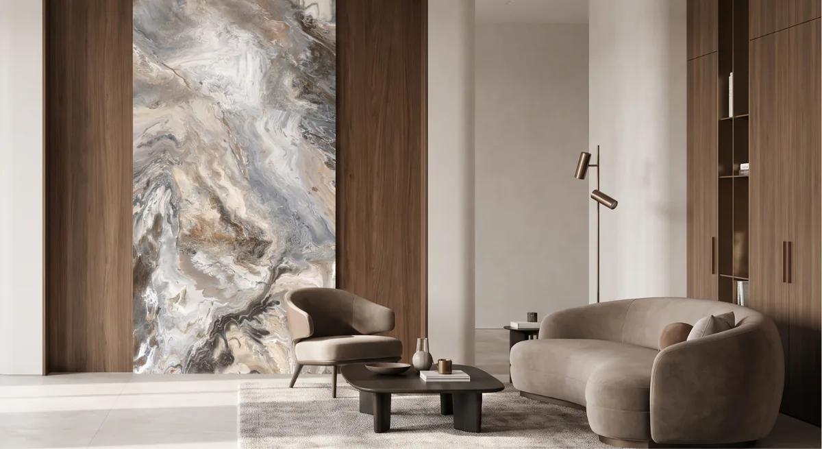 Luxury Stone SPC wall panels in an interior setting