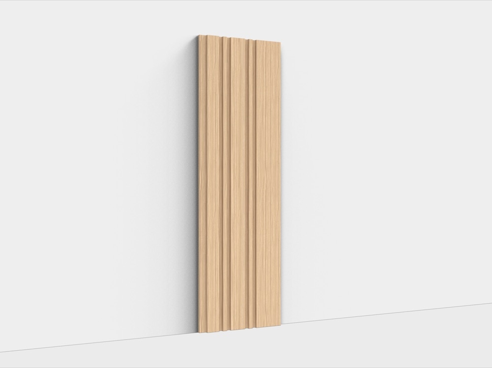 INTCO JM1662 MDF 3D Wall Panel, MDF&PET, 2400X189X12mm