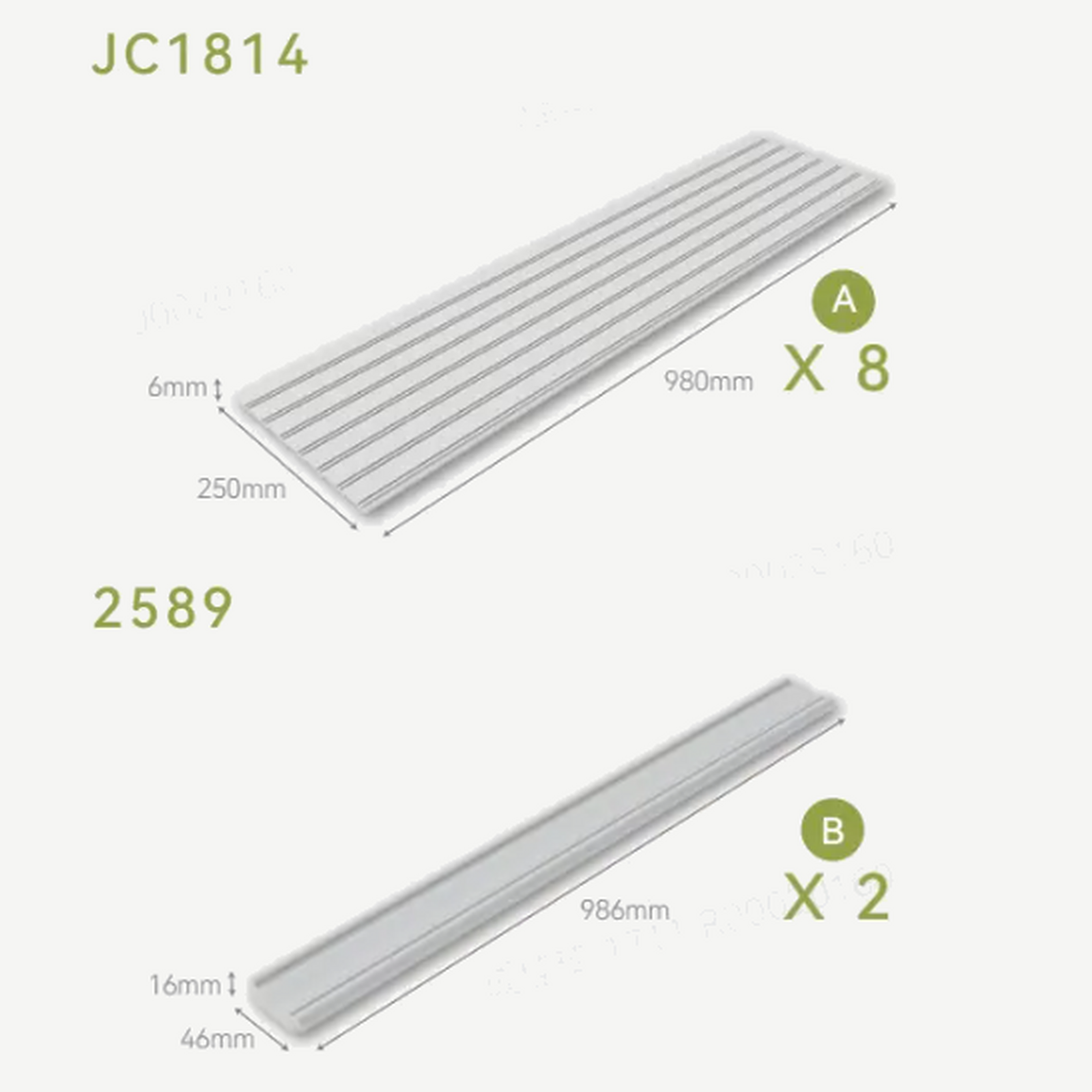 INTCO JC1814-2589 RHYTHM MIX PS Wall Panel Kit, PS (view 2)