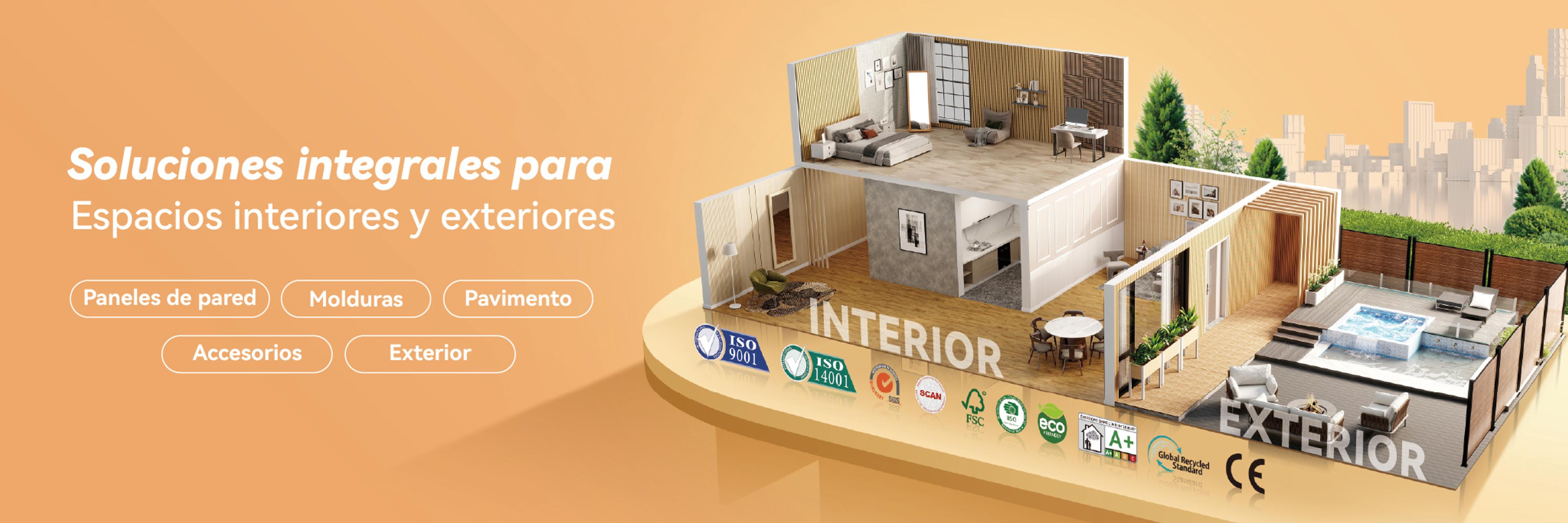 INTCO Decor — Soluciones integrales para espacios interiores y exteriores: paneles de pared, molduras, pavimento, accesorios, exterior