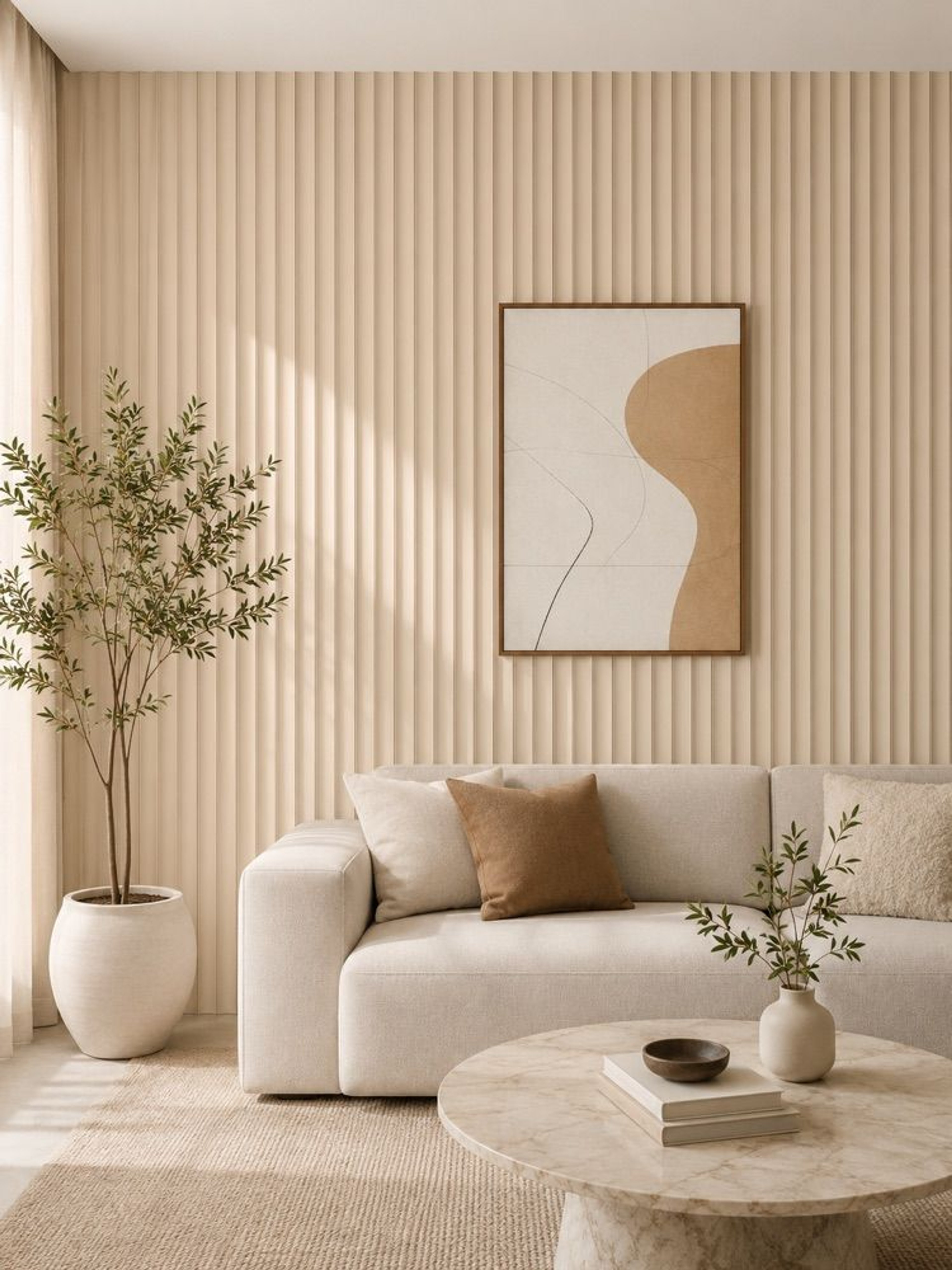 INTCO JM1664 MDF 3D Wall Panel, MDF&PET, 2400X189X12mm (view 3)