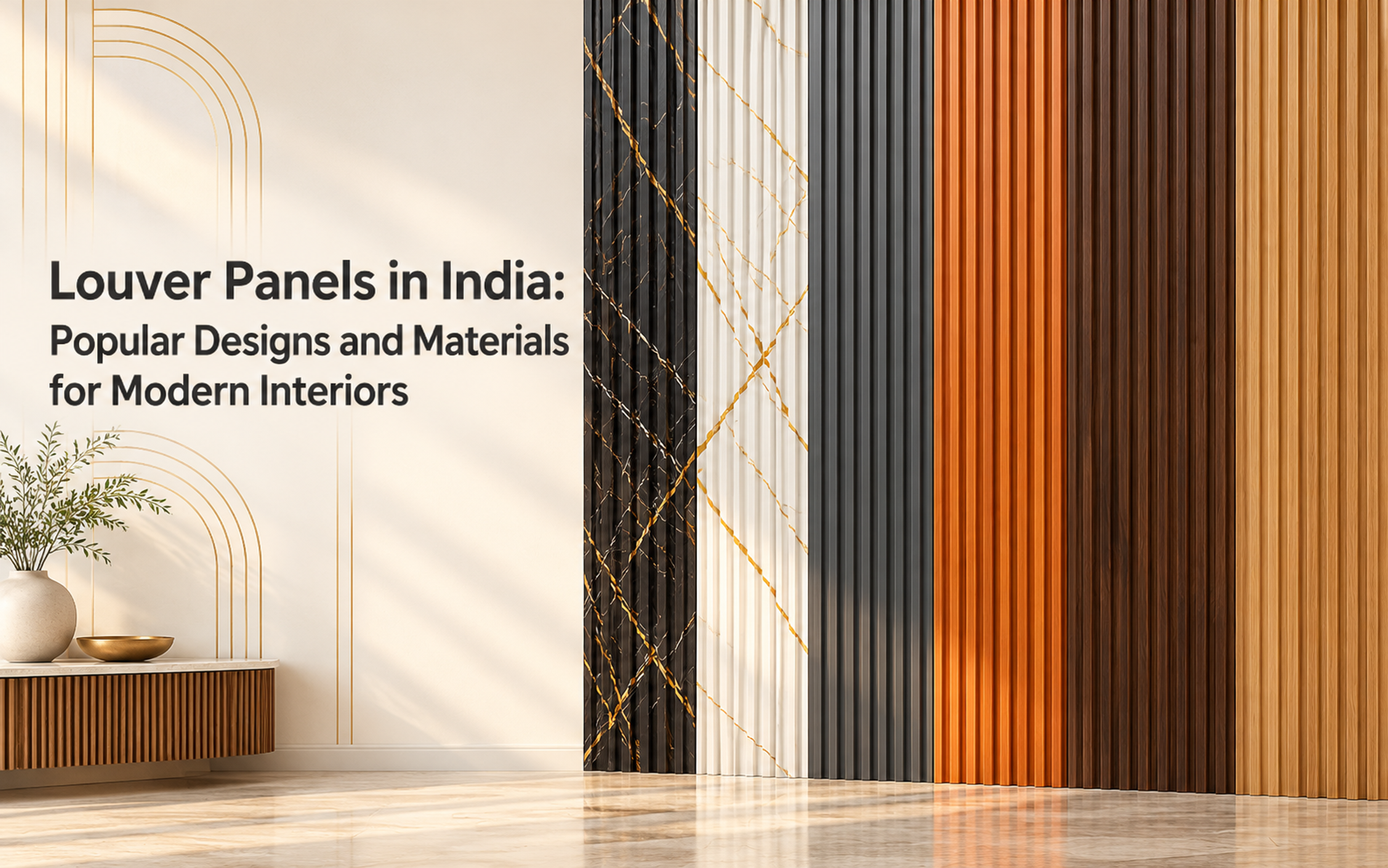 Louver Panels in India: Popular Designs and Materials for Modern Interiors