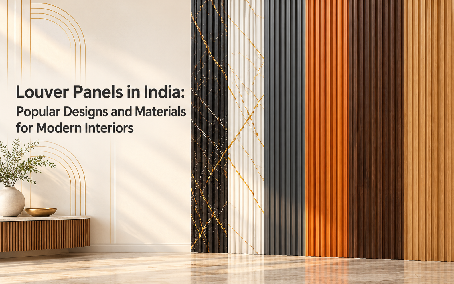 Louver Panels in India: Popular Designs and Materials for Modern Interiors