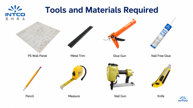 PS Wall Panel Installation Tools and Materials Required