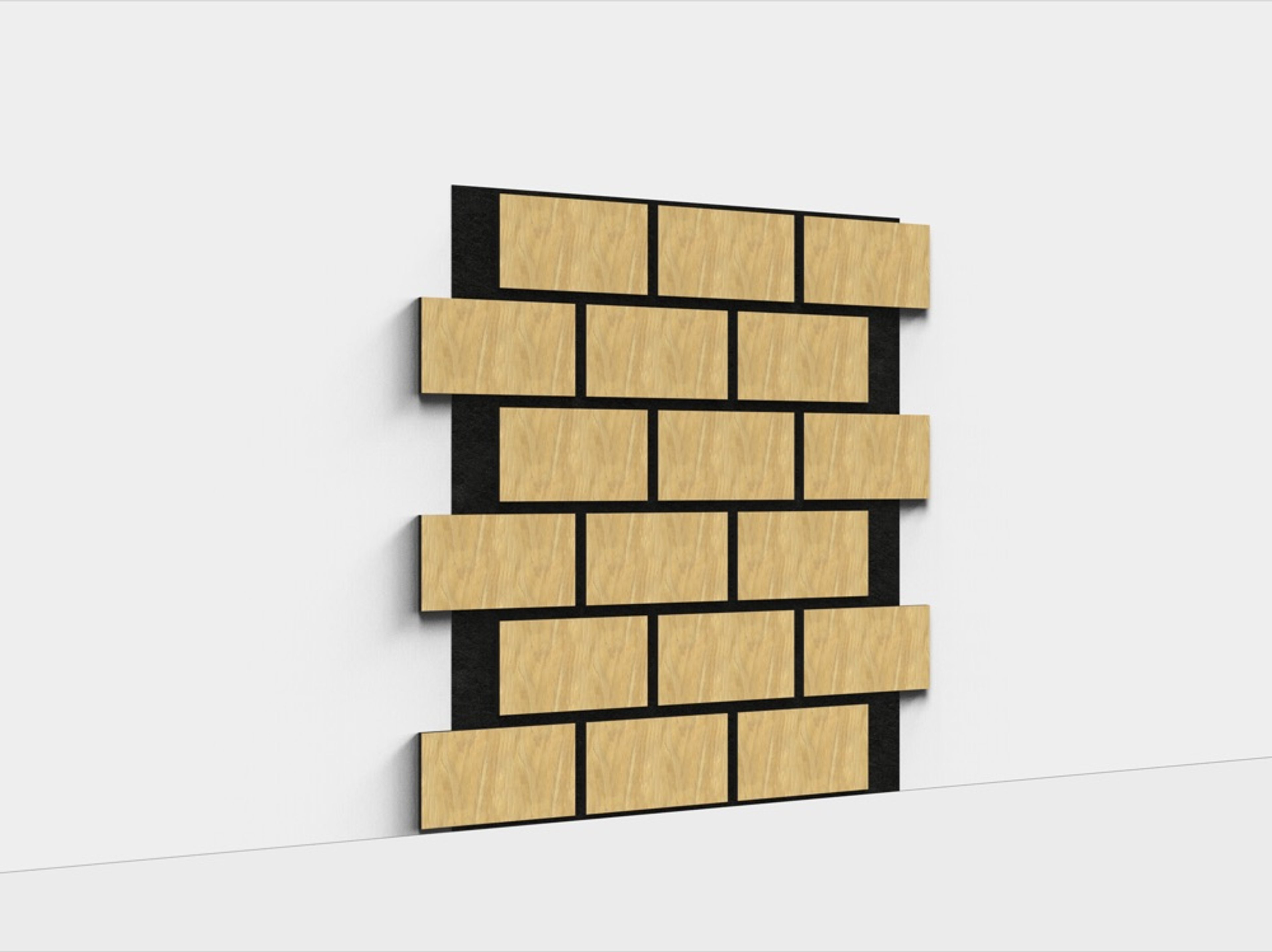 INTCO MA0088 MDF Acoustic Panel, MDF&PET, 2400X600X18mm