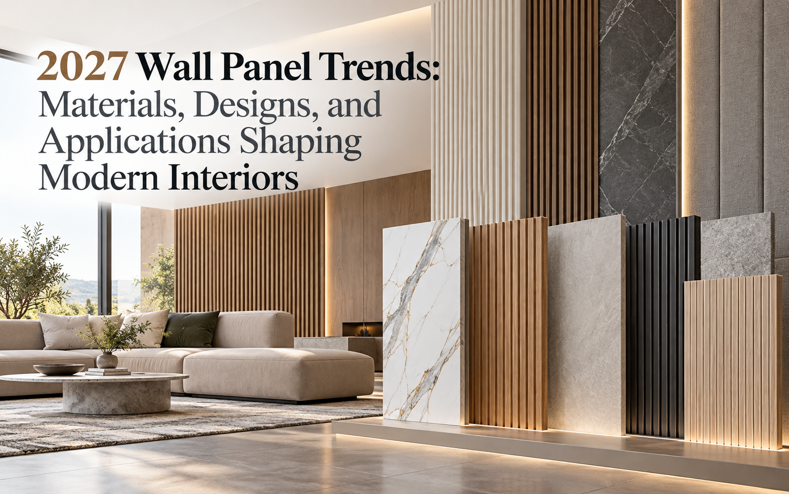 2027 Wall Panel Trends: Materials, Designs, and Applications Shaping Modern Interiors