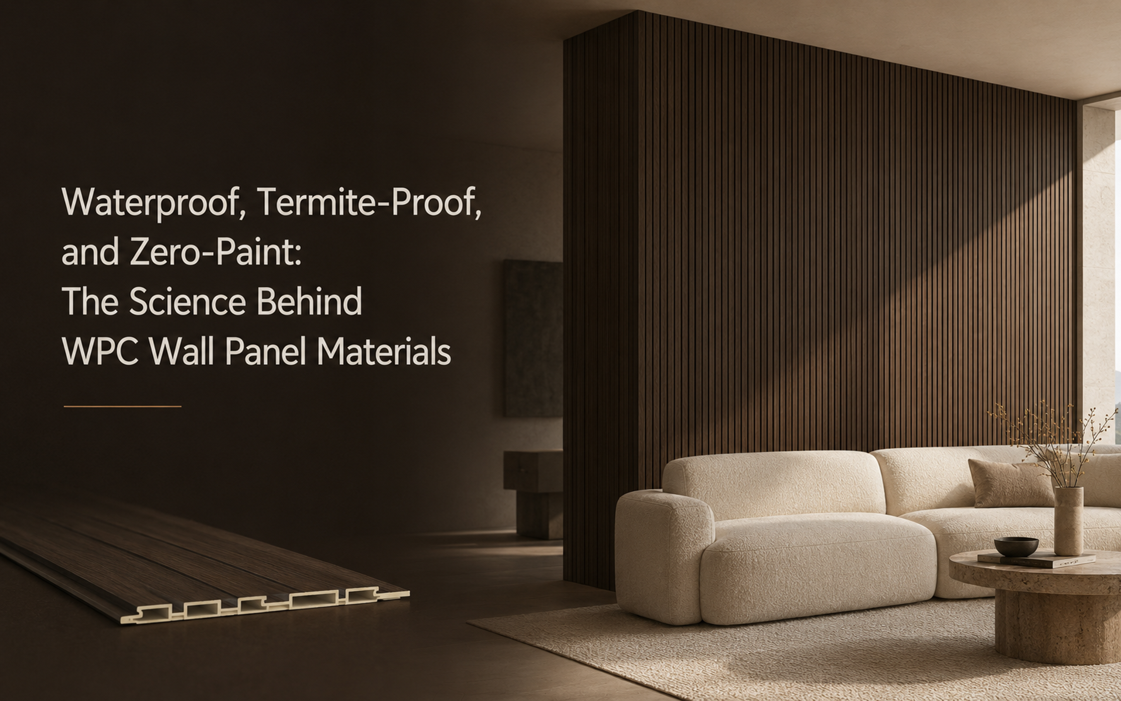 Waterproof, Termite-Proof, and Zero-Paint: The Science Behind WPC Wall Panel Materials