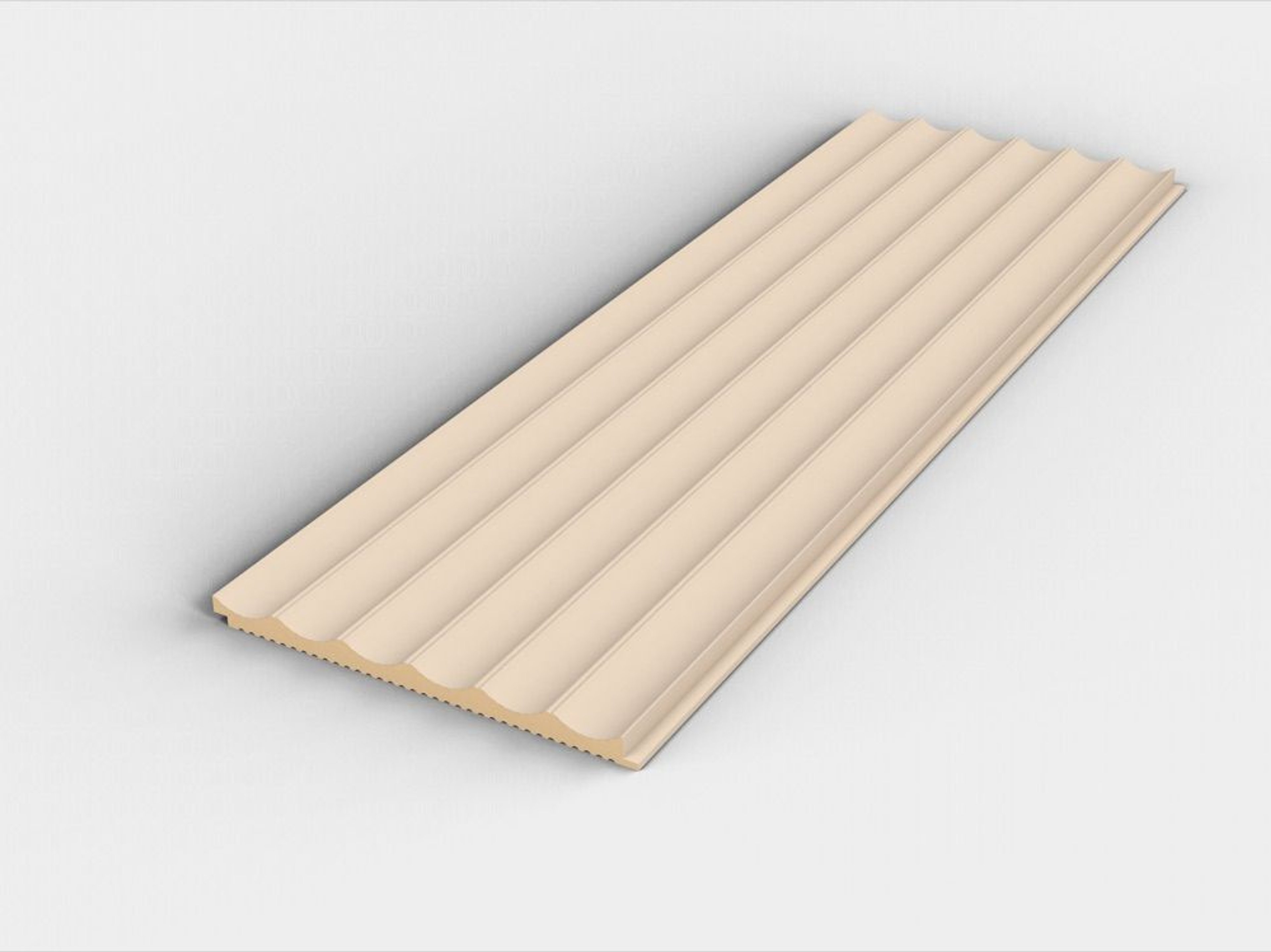 INTCO JM1664 MDF 3D Wall Panel, MDF&PET, 2400X189X12mm (view 2)