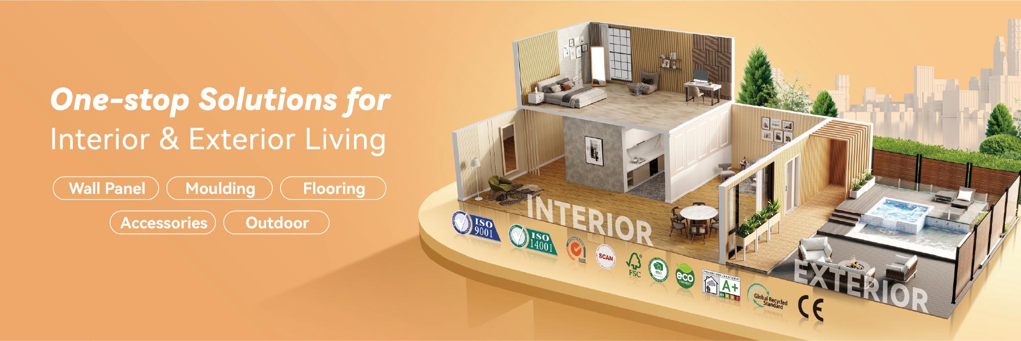 INTCO Decor — One-stop solutions for interior and exterior living: wall panel, moulding, flooring, accessories, outdoor