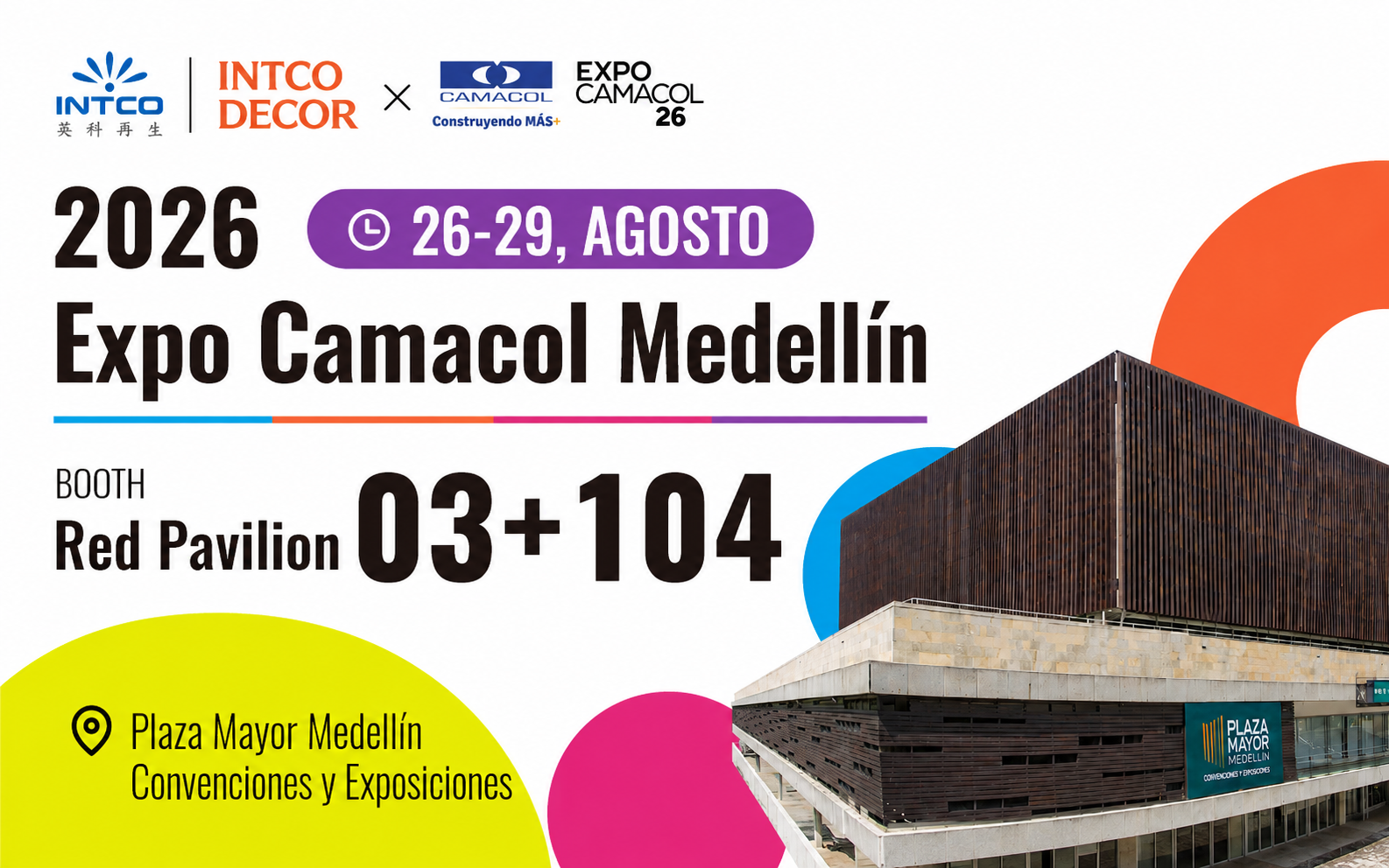 INTCO DECOR to Exhibit at Expo Camacol Medellín 2026