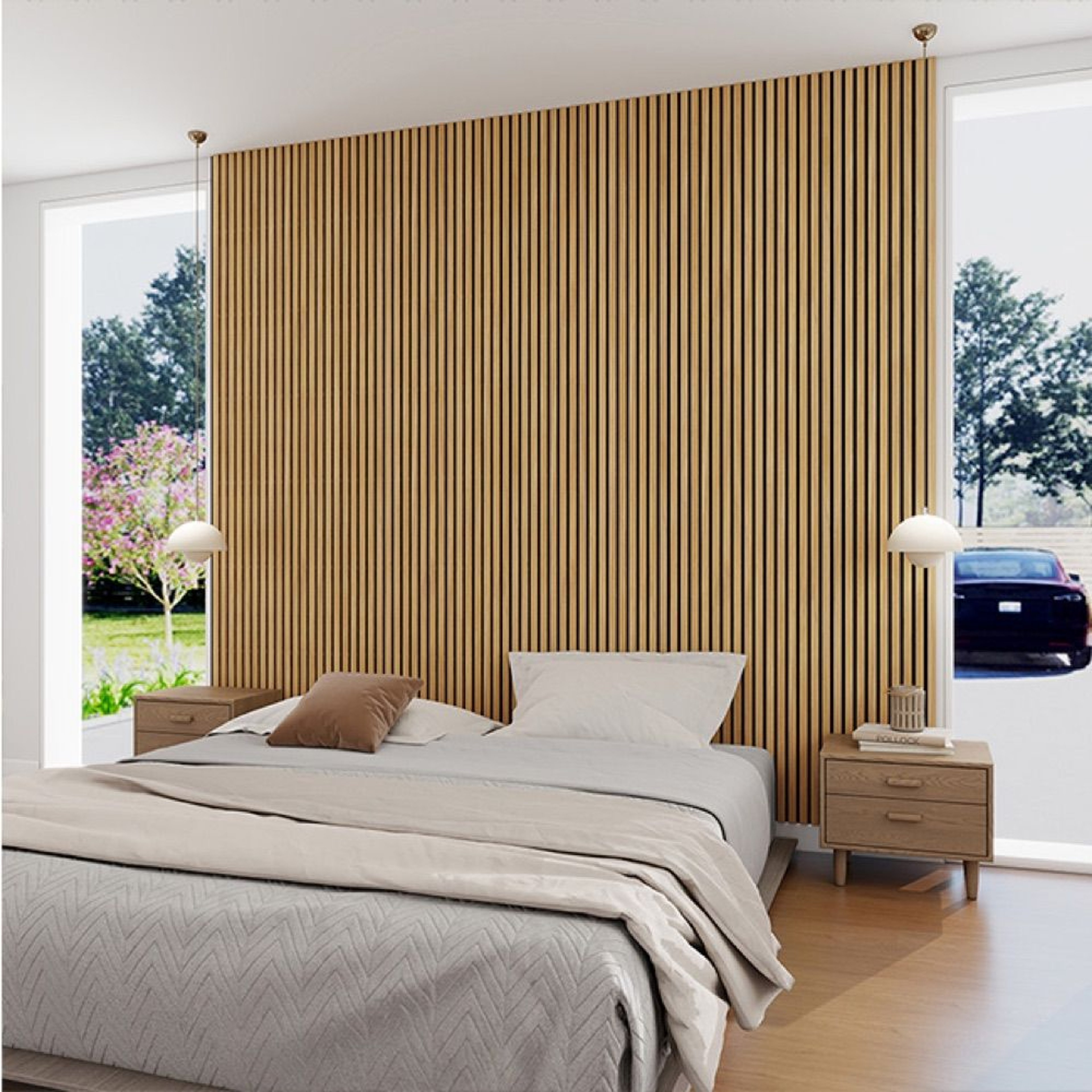 INTCO JM1114 MDF Acoustic Panel, MDF&PET, 2400X600X21mm (view 3)