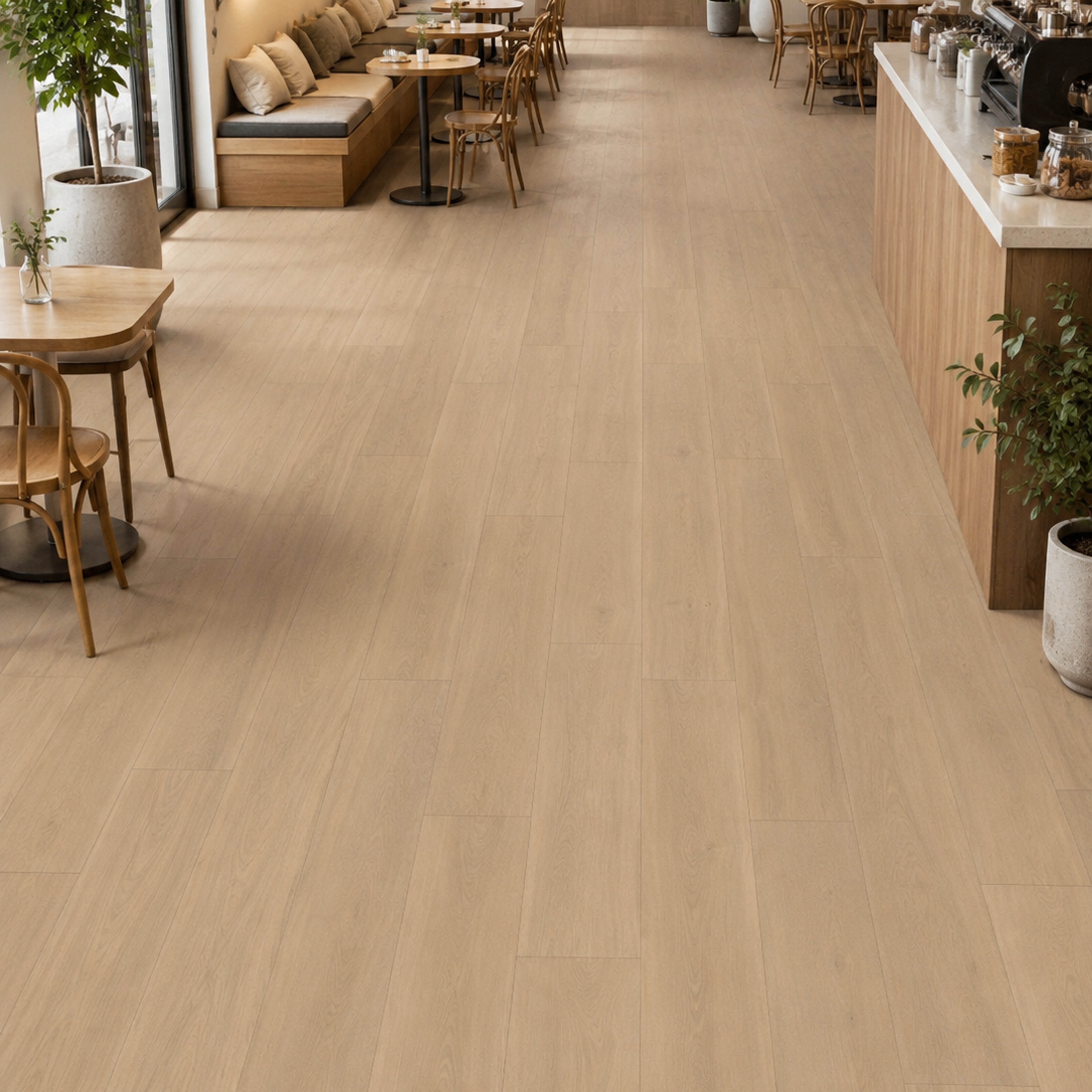 INTCO JSF50-BP004-WY330 Elm Wood-Grain SPC Flooring, SPC, 1220x182x5mm (view 3)